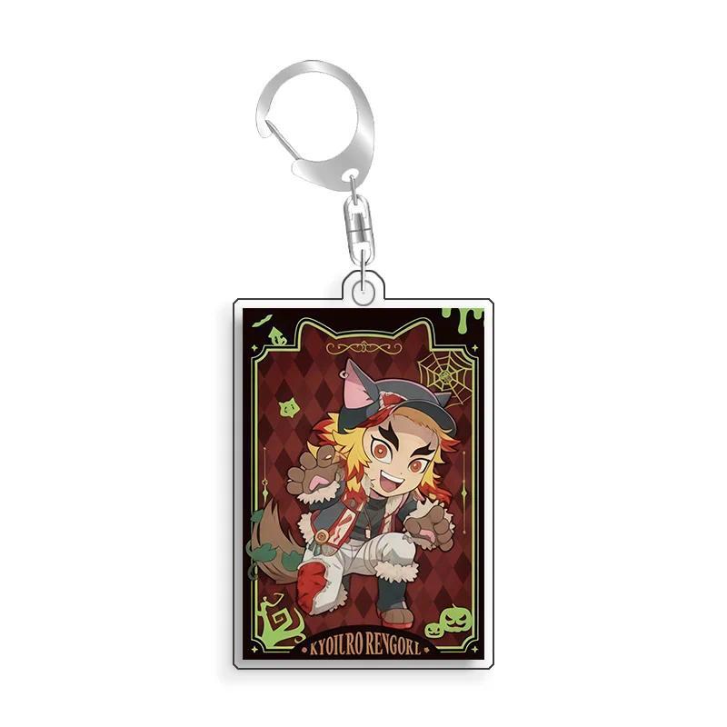 For Demon Slayer Kyojuro Rengoku Akaza Tanjiro Kamado Shinobu Kocho Acrylic Selfmade Cartoon Móc Khóa In Theo Yêu Cầu, Chất Liệu Mica Trong Suốt In 2 Mặt , Dày 4mm 2 For Demon Slayer Kyojuro Rengoku Akaza Tanjiro Kamado Shinobu Kocho Acrylic Selfmade Cartoon Móc Khóa In Theo Yêu Cầu, Chất Liệu Mica Trong Suốt In 2 Mặt , Dày 4mm - Ảnh 2