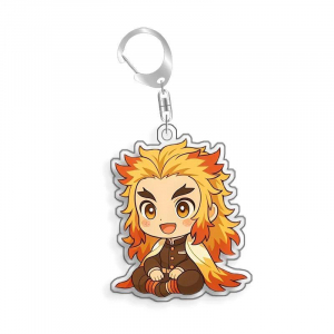 For Demon Slayer Rengoku Kyoujurou Sabito Gyokko Agatsuma Zenitsu Acrylic Selfmademica Anime Móc Khóa In Theo Yêu Cầu, Chất Liệu Mica Trong Suốt In 2 Mặt , Dày 4mm