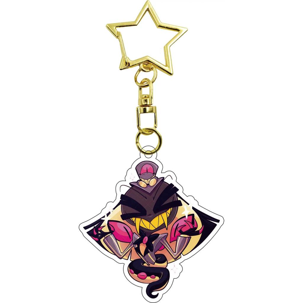 For Hazbin Hotel Angel Dust Vaggie Alastor Husk Charlie Morningstar Mica Keychain Car Móc Khóa In Theo Yêu Cầu, Chất Liệu Mica Trong Suốt In 2 Mặt , Dày 4mm 2 For Hazbin Hotel Angel Dust Vaggie Alastor Husk Charlie Morningstar Mica Keychain Car Móc Khóa In Theo Yêu Cầu, Chất Liệu Mica Trong Suốt In 2 Mặt , Dày 4mm - Ảnh 2