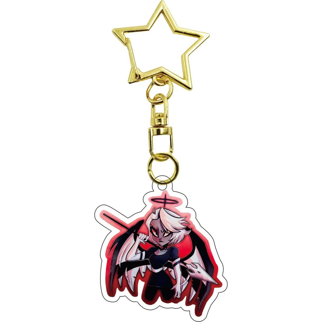 For Hazbin Hotel Angel Dust Vaggie Alastor Husk Charlie Morningstar Mica Keychain Car Móc Khóa In Theo Yêu Cầu, Chất Liệu Mica Trong Suốt In 2 Mặt , Dày 4mm 12 For Hazbin Hotel Angel Dust Vaggie Alastor Husk Charlie Morningstar Mica Keychain Car Móc Khóa In Theo Yêu Cầu, Chất Liệu Mica Trong Suốt In 2 Mặt , Dày 4mm - Ảnh 12