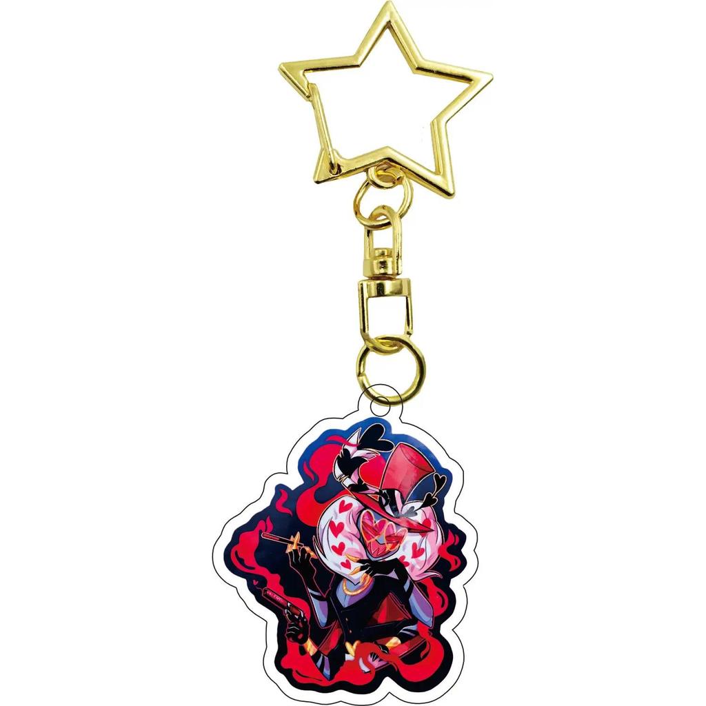 For Hazbin Hotel Angel Dust Vaggie Alastor Husk Charlie Morningstar Mica Keychain Car Móc Khóa In Theo Yêu Cầu, Chất Liệu Mica Trong Suốt In 2 Mặt , Dày 4mm 13 For Hazbin Hotel Angel Dust Vaggie Alastor Husk Charlie Morningstar Mica Keychain Car Móc Khóa In Theo Yêu Cầu, Chất Liệu Mica Trong Suốt In 2 Mặt , Dày 4mm - Ảnh 13