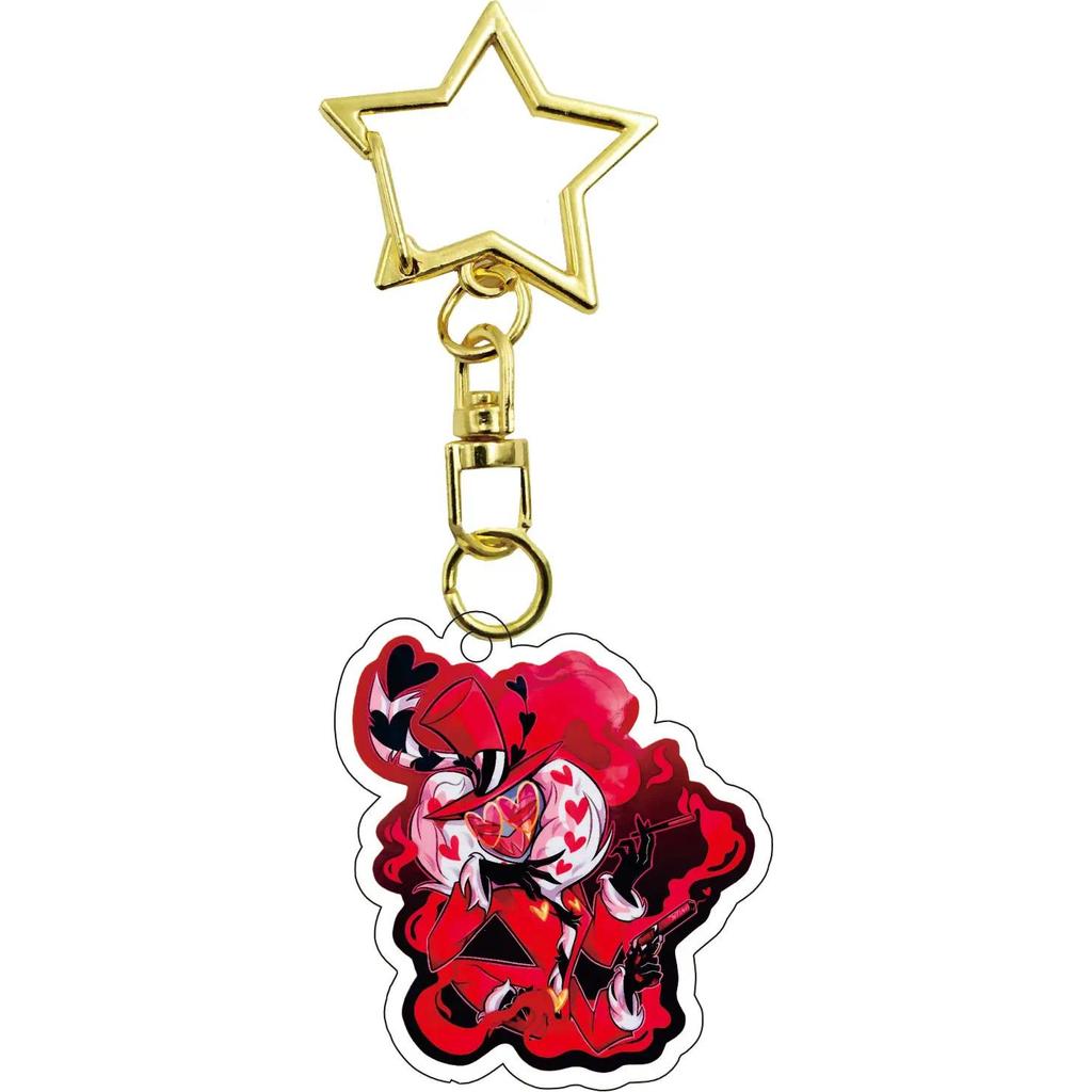For Hazbin Hotel Angel Dust Vaggie Alastor Husk Charlie Morningstar Mica Keychain Car Móc Khóa In Theo Yêu Cầu, Chất Liệu Mica Trong Suốt In 2 Mặt , Dày 4mm 16 For Hazbin Hotel Angel Dust Vaggie Alastor Husk Charlie Morningstar Mica Keychain Car Móc Khóa In Theo Yêu Cầu, Chất Liệu Mica Trong Suốt In 2 Mặt , Dày 4mm - Ảnh 16