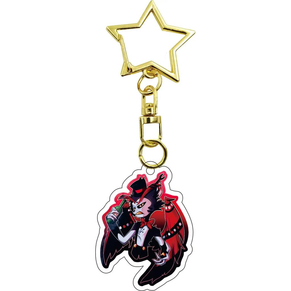 For Hazbin Hotel Angel Dust Vaggie Alastor Husk Charlie Morningstar Mica Keychain Car Móc Khóa In Theo Yêu Cầu, Chất Liệu Mica Trong Suốt In 2 Mặt , Dày 4mm 3 For Hazbin Hotel Angel Dust Vaggie Alastor Husk Charlie Morningstar Mica Keychain Car Móc Khóa In Theo Yêu Cầu, Chất Liệu Mica Trong Suốt In 2 Mặt , Dày 4mm - Ảnh 3