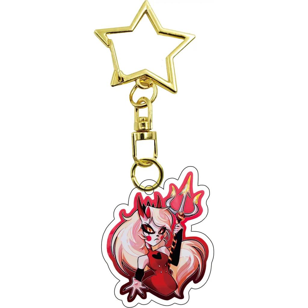 For Hazbin Hotel Angel Dust Vaggie Alastor Husk Charlie Morningstar Mica Keychain Car Móc Khóa In Theo Yêu Cầu, Chất Liệu Mica Trong Suốt In 2 Mặt , Dày 4mm 23 For Hazbin Hotel Angel Dust Vaggie Alastor Husk Charlie Morningstar Mica Keychain Car Móc Khóa In Theo Yêu Cầu, Chất Liệu Mica Trong Suốt In 2 Mặt , Dày 4mm - Ảnh 23