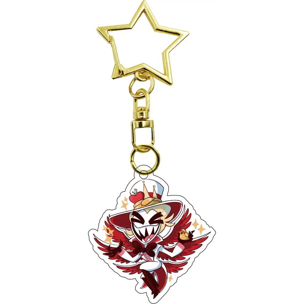 For Hazbin Hotel Angel Dust Vaggie Alastor Husk Charlie Morningstar Mica Keychain Car Móc Khóa In Theo Yêu Cầu, Chất Liệu Mica Trong Suốt In 2 Mặt , Dày 4mm 30 For Hazbin Hotel Angel Dust Vaggie Alastor Husk Charlie Morningstar Mica Keychain Car Móc Khóa In Theo Yêu Cầu, Chất Liệu Mica Trong Suốt In 2 Mặt , Dày 4mm - Ảnh 30