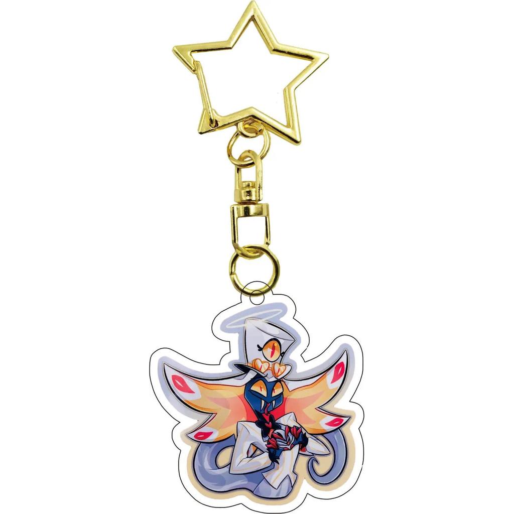 For Hazbin Hotel Angel Dust Vaggie Alastor Husk Charlie Morningstar Mica Keychain Car Móc Khóa In Theo Yêu Cầu, Chất Liệu Mica Trong Suốt In 2 Mặt , Dày 4mm 31 For Hazbin Hotel Angel Dust Vaggie Alastor Husk Charlie Morningstar Mica Keychain Car Móc Khóa In Theo Yêu Cầu, Chất Liệu Mica Trong Suốt In 2 Mặt , Dày 4mm - Ảnh 31