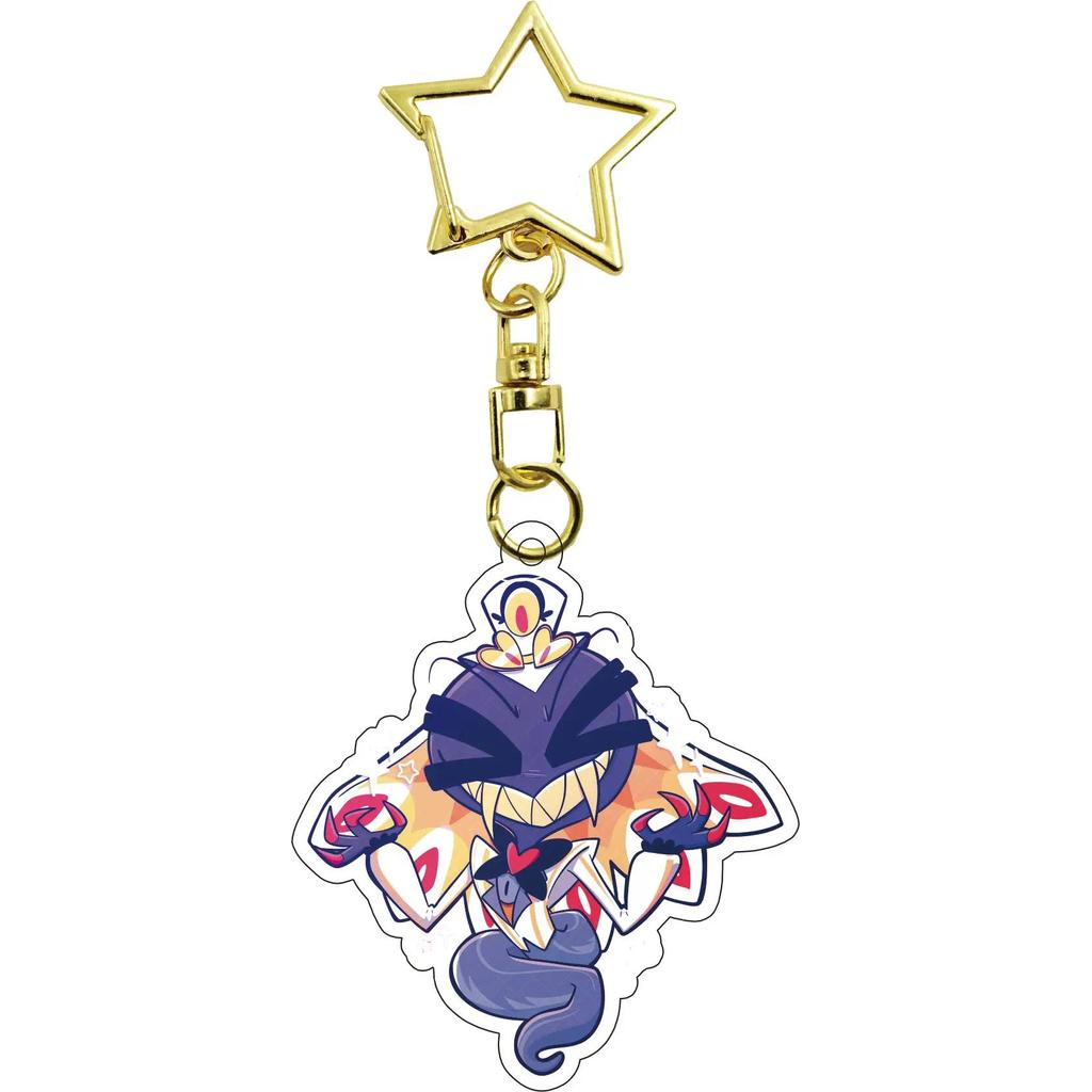 For Hazbin Hotel Angel Dust Vaggie Alastor Husk Charlie Morningstar Mica Keychain Car Móc Khóa In Theo Yêu Cầu, Chất Liệu Mica Trong Suốt In 2 Mặt , Dày 4mm 5 For Hazbin Hotel Angel Dust Vaggie Alastor Husk Charlie Morningstar Mica Keychain Car Móc Khóa In Theo Yêu Cầu, Chất Liệu Mica Trong Suốt In 2 Mặt , Dày 4mm - Ảnh 5