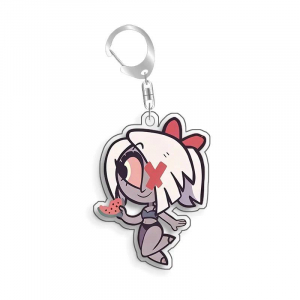 For Helluva Boss Vox Beelzebub Asmodeus Acrylic Selfmade Keychain Cute Backpack Keychain Game Móc Khóa In Theo Yêu Cầu, Chất Liệu Mica Trong Suốt In 2 Mặt , Dày 4mm