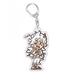 For Optcg Sun God Nika Luffy Keychain Card Anime Game Fans Recycled Acrylic Rare Card Móc Khóa In Theo Yêu Cầu, Chất Liệu Mica Trong Suốt In 2 Mặt , Dày 4mm
