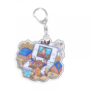 For Pokemon Elf Qikchu Hilbert Red Blue Flareon May Original Acrylic Selfmade Cartoon Cute Móc Khóa In Theo Yêu Cầu, Chất Liệu Mica Trong Suốt In 2 Mặt , Dày 4mm