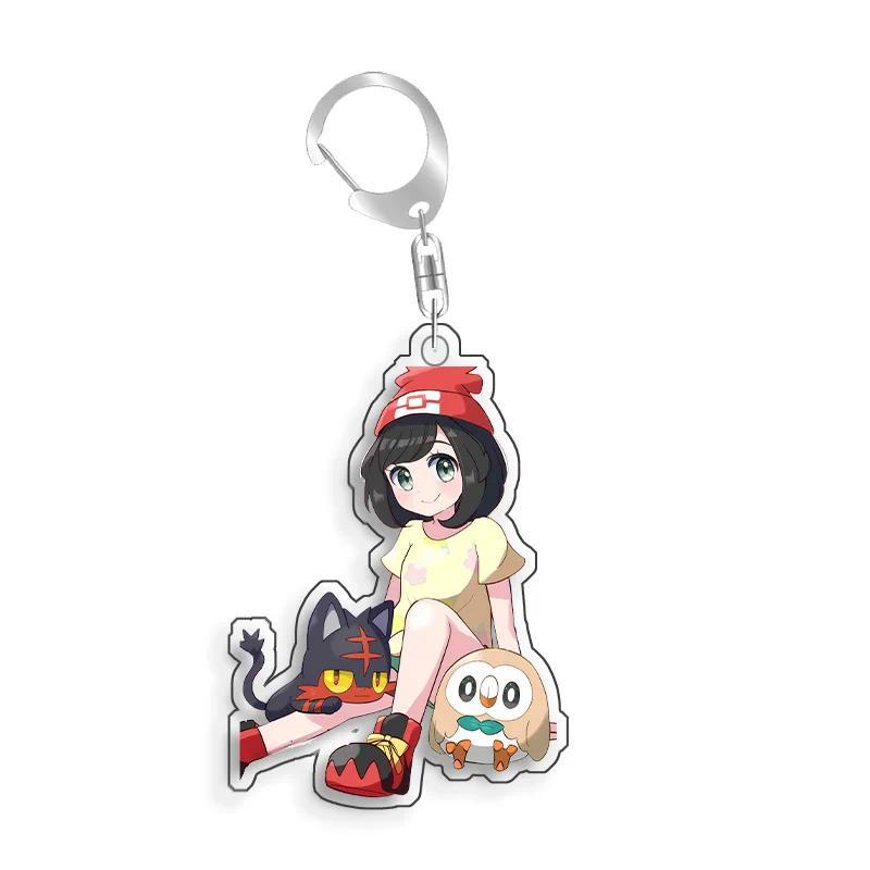 For Pokemon Elf Qikchu Lyra Chikorita Psyduck Leaf Original Acrylic Selfmade Cute Cartoon Móc Khóa In Theo Yêu Cầu, Chất Liệu Mica Trong Suốt In 2 Mặt , Dày 4mm 13 For Pokemon Elf Qikchu Lyra Chikorita Psyduck Leaf Original Acrylic Selfmade Cute Cartoon Móc Khóa In Theo Yêu Cầu, Chất Liệu Mica Trong Suốt In 2 Mặt , Dày 4mm - Ảnh 13