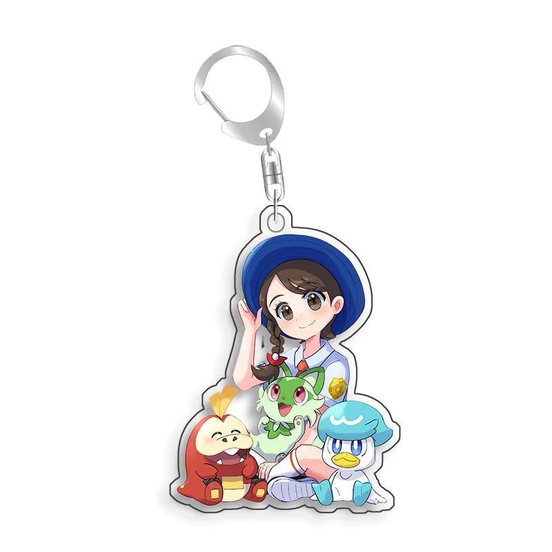 For Pokemon Elf Qikchu Lyra Chikorita Psyduck Leaf Original Acrylic Selfmade Cute Cartoon Móc Khóa In Theo Yêu Cầu, Chất Liệu Mica Trong Suốt In 2 Mặt , Dày 4mm 5 For Pokemon Elf Qikchu Lyra Chikorita Psyduck Leaf Original Acrylic Selfmade Cute Cartoon Móc Khóa In Theo Yêu Cầu, Chất Liệu Mica Trong Suốt In 2 Mặt , Dày 4mm - Ảnh 5