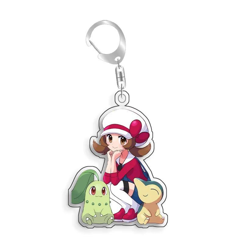 For Pokemon Elf Qikchu Lyra Chikorita Psyduck Leaf Original Acrylic Selfmade Cute Cartoon Móc Khóa In Theo Yêu Cầu, Chất Liệu Mica Trong Suốt In 2 Mặt , Dày 4mm 6 For Pokemon Elf Qikchu Lyra Chikorita Psyduck Leaf Original Acrylic Selfmade Cute Cartoon Móc Khóa In Theo Yêu Cầu, Chất Liệu Mica Trong Suốt In 2 Mặt , Dày 4mm - Ảnh 6
