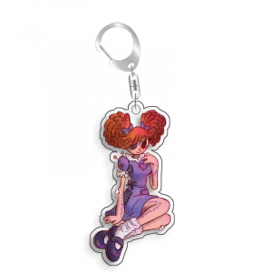 For The Amazing Digital Circus Jax Pomni Rata Gangle Acrylic Selfmade Cute Cartoon Anime Móc Khóa In Theo Yêu Cầu, Chất Liệu Mica Trong Suốt In 2 Mặt , Dày 4mm