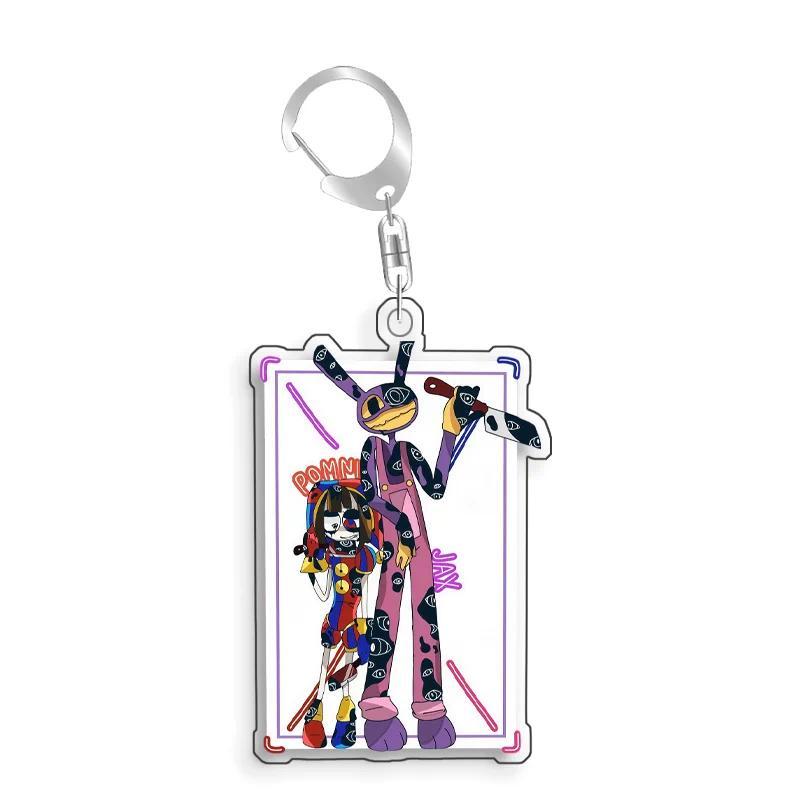 For The Amazing Digital Circus Rata Pomni Gangle Kinger Mica Selfmade Cute Cartoon Anime Móc Khóa In Theo Yêu Cầu, Chất Liệu Mica Trong Suốt In 2 Mặt , Dày 4mm 5 For The Amazing Digital Circus Rata Pomni Gangle Kinger Mica Selfmade Cute Cartoon Anime Móc Khóa In Theo Yêu Cầu, Chất Liệu Mica Trong Suốt In 2 Mặt , Dày 4mm - Ảnh 5