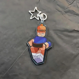 Forsaken 007n7 Acrylic Keychain Cute Cartoon Game Character Pendant Móc Khóa In Theo Yêu Cầu, Chất Liệu Mica Trong Suốt In 2 Mặt , Dày 4mm