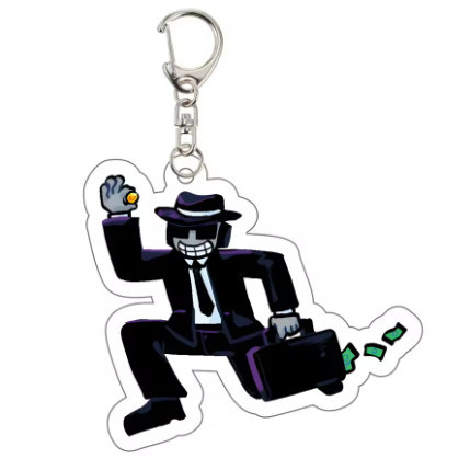 Forsaken Game Keychain – Including Characters Guest 1337, Noob, Shedletsky. Móc Khóa In Theo Yêu Cầu, Chất Liệu Mica Trong Suốt In 2 Mặt , Dày 4mm 2 Forsaken Game Keychain – Including Characters Guest 1337, Noob, Shedletsky. Móc Khóa In Theo Yêu Cầu, Chất Liệu Mica Trong Suốt In 2 Mặt , Dày 4mm - Ảnh 2