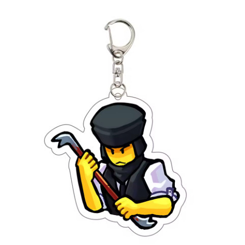 Forsaken Game Keychain – Including Characters Guest 1337, Noob, Shedletsky. Móc Khóa In Theo Yêu Cầu, Chất Liệu Mica Trong Suốt In 2 Mặt , Dày 4mm 5 Forsaken Game Keychain – Including Characters Guest 1337, Noob, Shedletsky. Móc Khóa In Theo Yêu Cầu, Chất Liệu Mica Trong Suốt In 2 Mặt , Dày 4mm - Ảnh 5