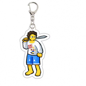 Forsaken Game Keychain – Including Characters Guest 1337, Noob, Shedletsky. Móc Khóa In Theo Yêu Cầu, Chất Liệu Mica Trong Suốt In 2 Mặt , Dày 4mm