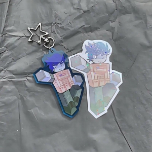 Forsaken Guest 1337 Keychain Acrylic Keychain Cute Cartoon Game Character Pendant Móc Khóa In Theo Yêu Cầu, Chất Liệu Mica Trong Suốt In 2 Mặt , Dày 4mm