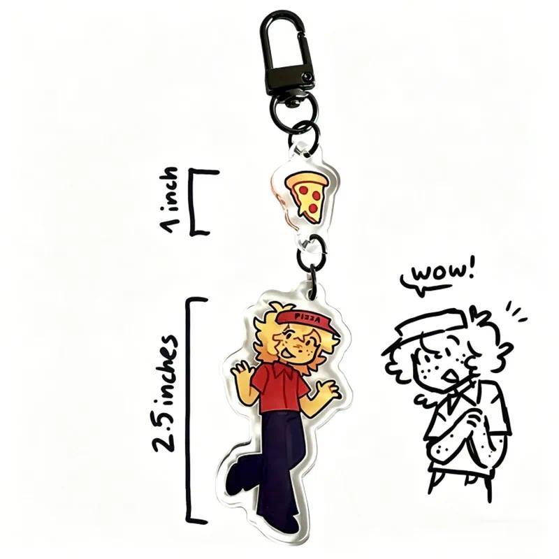 Forsaken Keychain - Void Pizza Burger Acrylic Charms - Fan Art Pendant - Cute Cartoon Móc Khóa In Theo Yêu Cầu, Chất Liệu Mica Trong Suốt In 2 Mặt , Dày 4mm 2 Forsaken Keychain - Void Pizza Burger Acrylic Charms - Fan Art Pendant - Cute Cartoon Móc Khóa In Theo Yêu Cầu, Chất Liệu Mica Trong Suốt In 2 Mặt , Dày 4mm - Ảnh 2