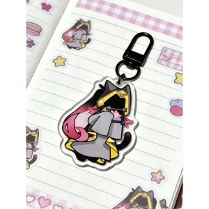Forsaken Rbl Taph Subspace Kitty Cat Acrylic Keychain Cute Cartoon Game Character Pendant Móc Khóa In Theo Yêu Cầu, Chất Liệu Mica Trong Suốt In 2 Mặt , Dày 4mm
