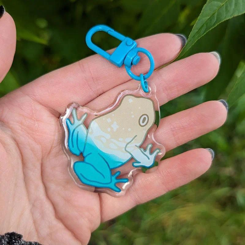 Frogscapes Acrylic Charm Creative Insect Handmade Acrylic Frog Keychain Móc Khóa In Theo Yêu Cầu, Chất Liệu Mica Trong Suốt In 2 Mặt , Dày 4mm 1 Frogscapes Acrylic Charm Creative Insect Handmade Acrylic Frog Keychain Móc Khóa In Theo Yêu Cầu, Chất Liệu Mica Trong Suốt In 2 Mặt , Dày 4mm