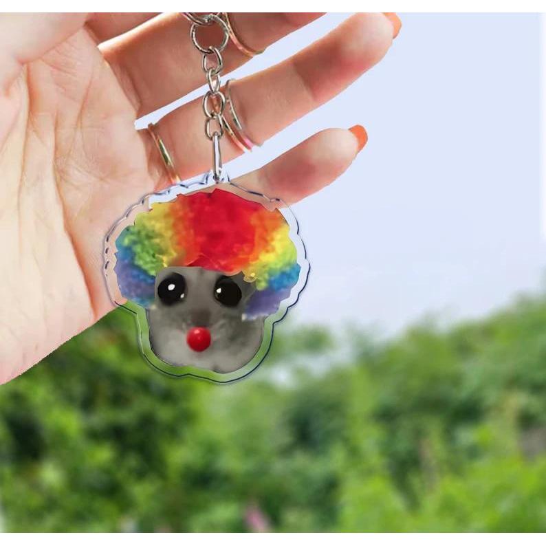 Fun Meme Im Just A Girl Sad Hamster Keychain Keychain Ring For Accessories Bag Funny Keyring S Móc Khóa In Theo Yêu Cầu, Chất Liệu Mica Trong Suốt In 2 Mặt , Dày 4mm 2 Fun Meme Im Just A Girl Sad Hamster Keychain Keychain Ring For Accessories Bag Funny Keyring S Móc Khóa In Theo Yêu Cầu, Chất Liệu Mica Trong Suốt In 2 Mặt , Dày 4mm - Ảnh 2