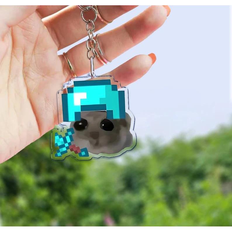 Fun Meme Im Just A Girl Sad Hamster Keychain Keychain Ring For Accessories Bag Funny Keyring S Móc Khóa In Theo Yêu Cầu, Chất Liệu Mica Trong Suốt In 2 Mặt , Dày 4mm 3 Fun Meme Im Just A Girl Sad Hamster Keychain Keychain Ring For Accessories Bag Funny Keyring S Móc Khóa In Theo Yêu Cầu, Chất Liệu Mica Trong Suốt In 2 Mặt , Dày 4mm - Ảnh 3