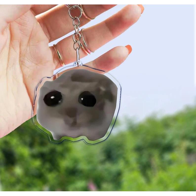 Fun Meme Im Just A Girl Sad Hamster Keychain Keychain Ring For Accessories Bag Funny Keyring S Móc Khóa In Theo Yêu Cầu, Chất Liệu Mica Trong Suốt In 2 Mặt , Dày 4mm 5 Fun Meme Im Just A Girl Sad Hamster Keychain Keychain Ring For Accessories Bag Funny Keyring S Móc Khóa In Theo Yêu Cầu, Chất Liệu Mica Trong Suốt In 2 Mặt , Dày 4mm - Ảnh 5