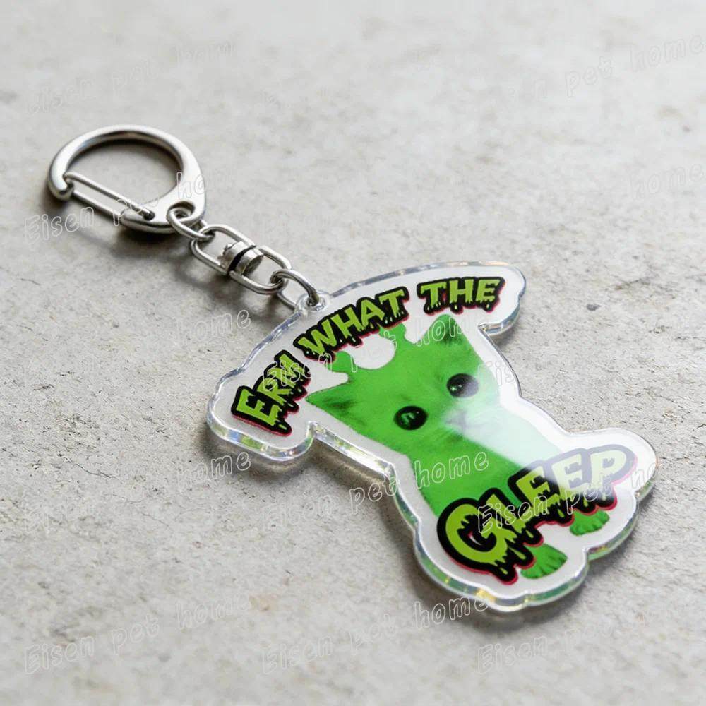 Funny Alien Cat Dog Meme Keychain For Accessories Cute Animal Pet Keyring Keychains For Móc Khóa In Theo Yêu Cầu, Chất Liệu Mica Trong Suốt In 2 Mặt , Dày 4mm 6 Funny Alien Cat Dog Meme Keychain For Accessories Cute Animal Pet Keyring Keychains For Móc Khóa In Theo Yêu Cầu, Chất Liệu Mica Trong Suốt In 2 Mặt , Dày 4mm - Ảnh 6