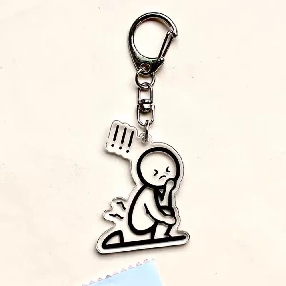 Funny Cartoon Creative Keychain Hanging Backpack Jewelry Decoration Ornament For Friends Mica Móc Khóa In Theo Yêu Cầu, Chất Liệu Mica Trong Suốt In 2 Mặt , Dày 4mm 2 Funny Cartoon Creative Keychain Hanging Backpack Jewelry Decoration Ornament For Friends Mica Móc Khóa In Theo Yêu Cầu, Chất Liệu Mica Trong Suốt In 2 Mặt , Dày 4mm - Ảnh 2
