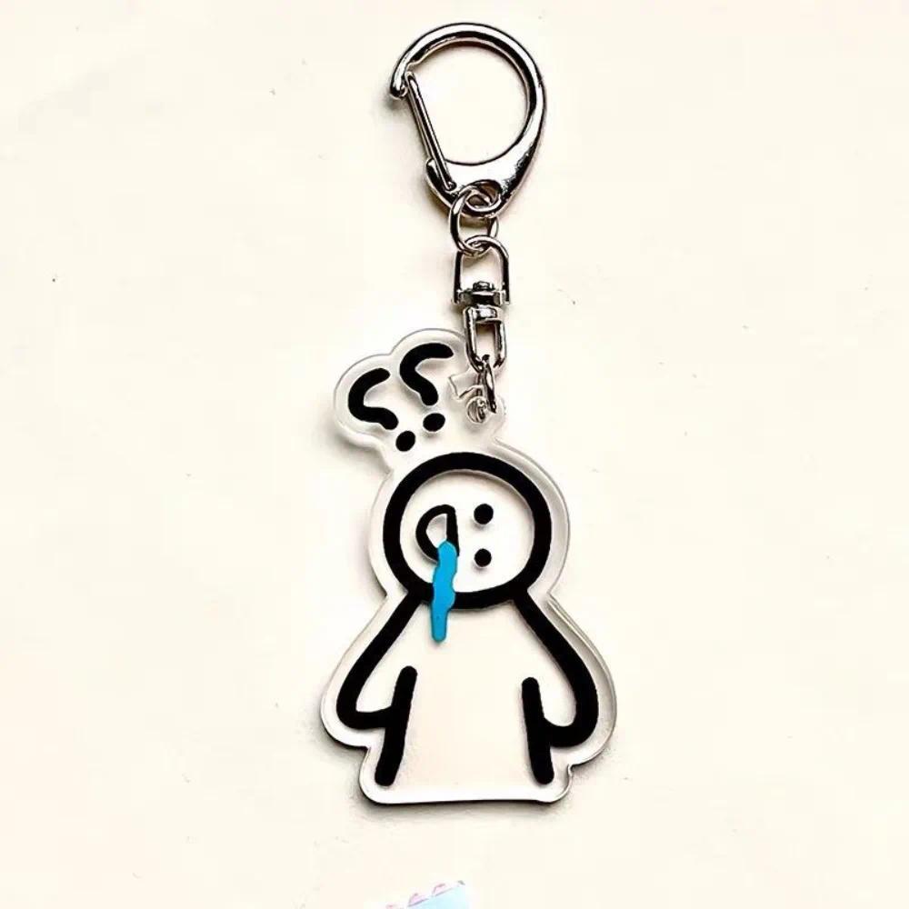 Funny Cartoon Creative Keychain Hanging Backpack Jewelry Decoration Ornament For Friends Mica Móc Khóa In Theo Yêu Cầu, Chất Liệu Mica Trong Suốt In 2 Mặt , Dày 4mm 12 Funny Cartoon Creative Keychain Hanging Backpack Jewelry Decoration Ornament For Friends Mica Móc Khóa In Theo Yêu Cầu, Chất Liệu Mica Trong Suốt In 2 Mặt , Dày 4mm - Ảnh 12