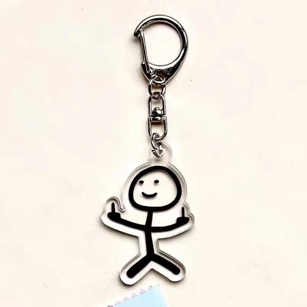 Funny Cartoon Creative Keychain Hanging Backpack Jewelry Decoration Ornament For Friends Mica Móc Khóa In Theo Yêu Cầu, Chất Liệu Mica Trong Suốt In 2 Mặt , Dày 4mm 3 Funny Cartoon Creative Keychain Hanging Backpack Jewelry Decoration Ornament For Friends Mica Móc Khóa In Theo Yêu Cầu, Chất Liệu Mica Trong Suốt In 2 Mặt , Dày 4mm - Ảnh 3