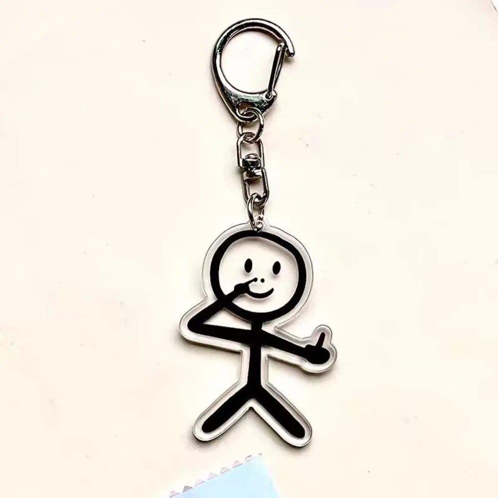 Funny Cartoon Creative Keychain Hanging Backpack Jewelry Decoration Ornament For Friends Mica Móc Khóa In Theo Yêu Cầu, Chất Liệu Mica Trong Suốt In 2 Mặt , Dày 4mm 5 Funny Cartoon Creative Keychain Hanging Backpack Jewelry Decoration Ornament For Friends Mica Móc Khóa In Theo Yêu Cầu, Chất Liệu Mica Trong Suốt In 2 Mặt , Dày 4mm - Ảnh 5