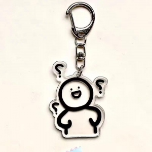 Funny Cartoon Creative Keychain Hanging Backpack Jewelry Decoration Ornament For Friends Mica Móc Khóa In Theo Yêu Cầu, Chất Liệu Mica Trong Suốt In 2 Mặt , Dày 4mm