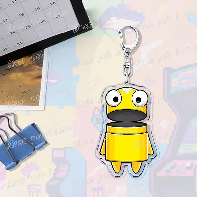 Funny Character Emote Duck Meme Game Keychains For Accessories Bag R E P O Cute Robot Móc Khóa In Theo Yêu Cầu, Chất Liệu Mica Trong Suốt In 2 Mặt , Dày 4mm 13 Funny Character Emote Duck Meme Game Keychains For Accessories Bag R E P O Cute Robot Móc Khóa In Theo Yêu Cầu, Chất Liệu Mica Trong Suốt In 2 Mặt , Dày 4mm - Ảnh 13