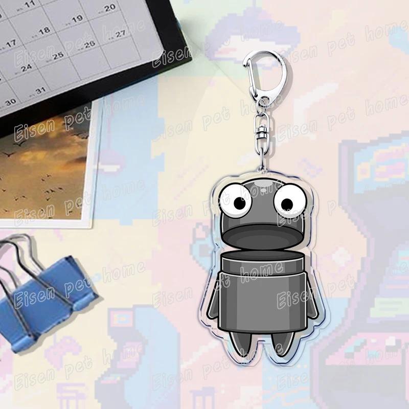 Funny Character Emote Duck Meme Game Keychains For Accessories Bag R E P O Cute Robot Móc Khóa In Theo Yêu Cầu, Chất Liệu Mica Trong Suốt In 2 Mặt , Dày 4mm 5 Funny Character Emote Duck Meme Game Keychains For Accessories Bag R E P O Cute Robot Móc Khóa In Theo Yêu Cầu, Chất Liệu Mica Trong Suốt In 2 Mặt , Dày 4mm - Ảnh 5