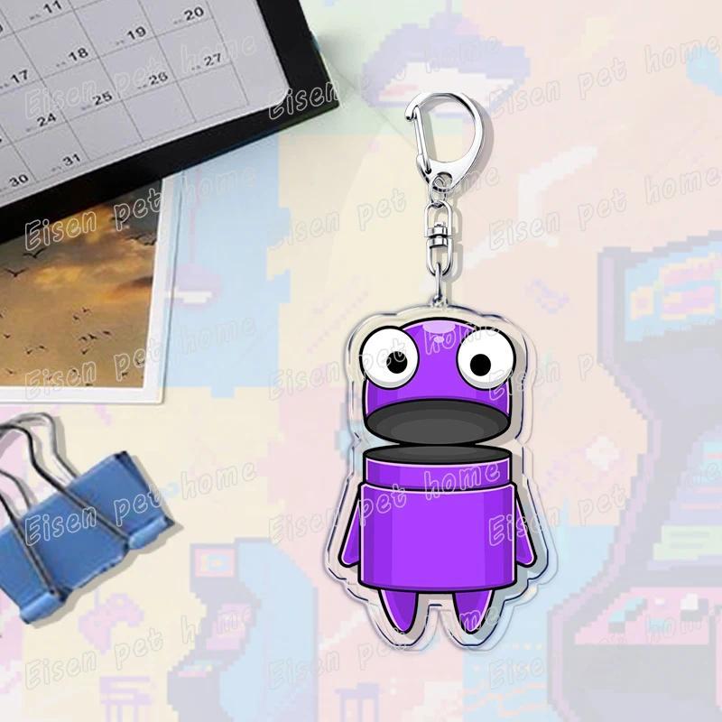 Funny Character Emote Duck Meme Game Keychains For Accessories Bag R E P O Cute Robot Móc Khóa In Theo Yêu Cầu, Chất Liệu Mica Trong Suốt In 2 Mặt , Dày 4mm 6 Funny Character Emote Duck Meme Game Keychains For Accessories Bag R E P O Cute Robot Móc Khóa In Theo Yêu Cầu, Chất Liệu Mica Trong Suốt In 2 Mặt , Dày 4mm - Ảnh 6