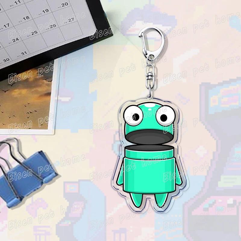 Funny Character Emote Duck Meme Game Keychains For Accessories Bag R E P O Cute Robot Móc Khóa In Theo Yêu Cầu, Chất Liệu Mica Trong Suốt In 2 Mặt , Dày 4mm 7 Funny Character Emote Duck Meme Game Keychains For Accessories Bag R E P O Cute Robot Móc Khóa In Theo Yêu Cầu, Chất Liệu Mica Trong Suốt In 2 Mặt , Dày 4mm - Ảnh 7