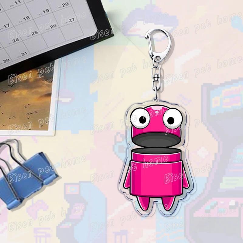 Funny Character Emote Duck Meme Game Keychains For Accessories Bag R E P O Cute Robot Móc Khóa In Theo Yêu Cầu, Chất Liệu Mica Trong Suốt In 2 Mặt , Dày 4mm 9 Funny Character Emote Duck Meme Game Keychains For Accessories Bag R E P O Cute Robot Móc Khóa In Theo Yêu Cầu, Chất Liệu Mica Trong Suốt In 2 Mặt , Dày 4mm - Ảnh 9