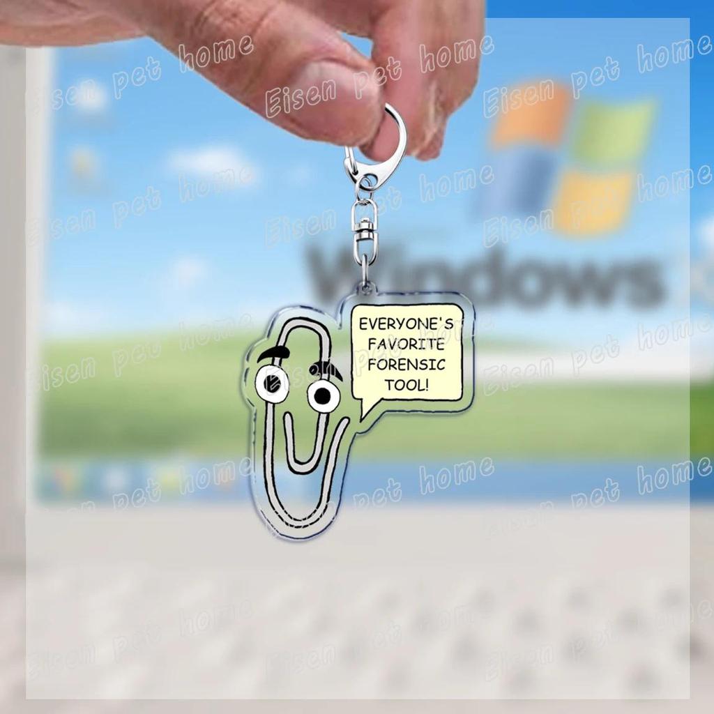 Funny Clippy Retro Word Keychains For Accessories Bag Cute Office 90s Meme Keychain Ring S Móc Khóa In Theo Yêu Cầu, Chất Liệu Mica Trong Suốt In 2 Mặt , Dày 4mm 14 Funny Clippy Retro Word Keychains For Accessories Bag Cute Office 90s Meme Keychain Ring S Móc Khóa In Theo Yêu Cầu, Chất Liệu Mica Trong Suốt In 2 Mặt , Dày 4mm - Ảnh 14