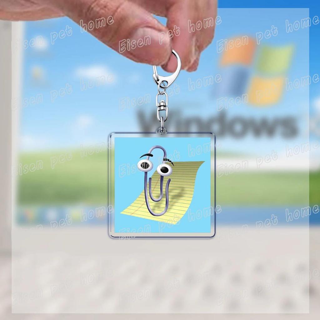 Funny Clippy Retro Word Keychains For Accessories Bag Cute Office 90s Meme Keychain Ring S Móc Khóa In Theo Yêu Cầu, Chất Liệu Mica Trong Suốt In 2 Mặt , Dày 4mm 15 Funny Clippy Retro Word Keychains For Accessories Bag Cute Office 90s Meme Keychain Ring S Móc Khóa In Theo Yêu Cầu, Chất Liệu Mica Trong Suốt In 2 Mặt , Dày 4mm - Ảnh 15