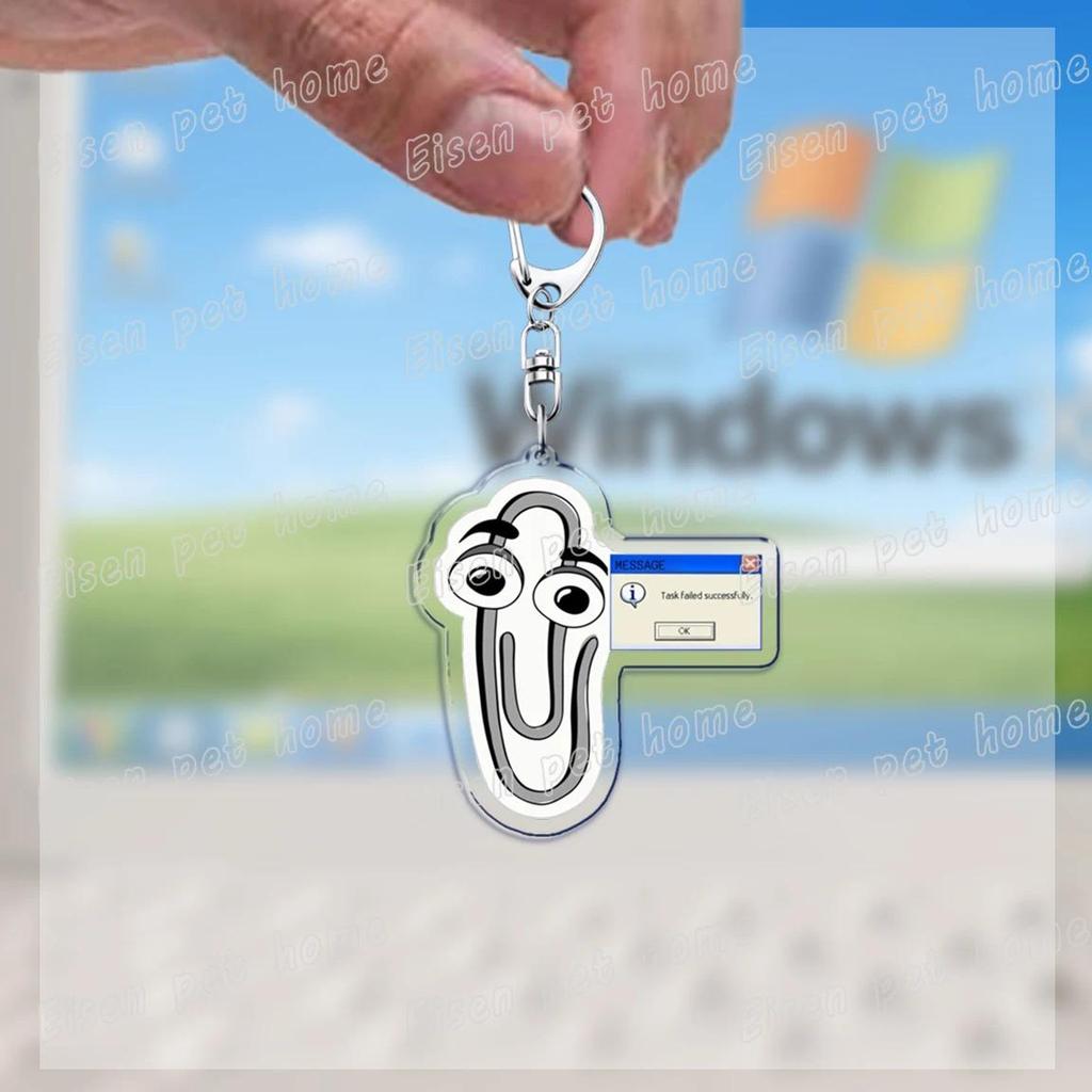 Funny Clippy Retro Word Keychains For Accessories Bag Cute Office 90s Meme Keychain Ring S Móc Khóa In Theo Yêu Cầu, Chất Liệu Mica Trong Suốt In 2 Mặt , Dày 4mm 19 Funny Clippy Retro Word Keychains For Accessories Bag Cute Office 90s Meme Keychain Ring S Móc Khóa In Theo Yêu Cầu, Chất Liệu Mica Trong Suốt In 2 Mặt , Dày 4mm - Ảnh 19