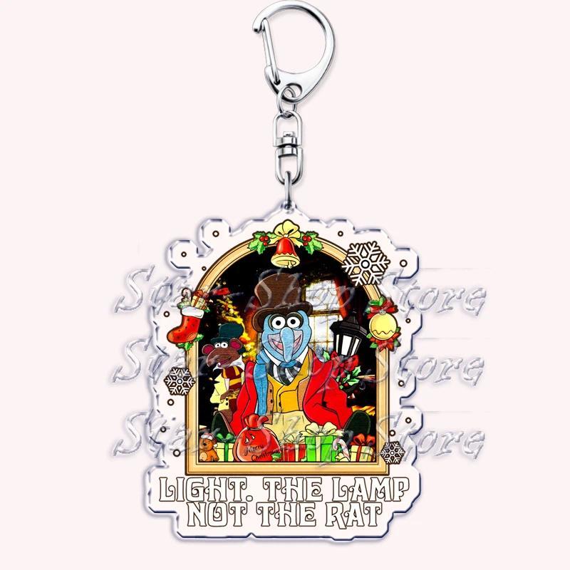 Funny Cute Christmas Keychains For Accessories Bag The Frog Gonzo Miss Piggy Keyrings Jewelry Móc Khóa In Theo Yêu Cầu, Chất Liệu Mica Trong Suốt In 2 Mặt , Dày 4mm 4 Funny Cute Christmas Keychains For Accessories Bag The Frog Gonzo Miss Piggy Keyrings Jewelry Móc Khóa In Theo Yêu Cầu, Chất Liệu Mica Trong Suốt In 2 Mặt , Dày 4mm - Ảnh 4