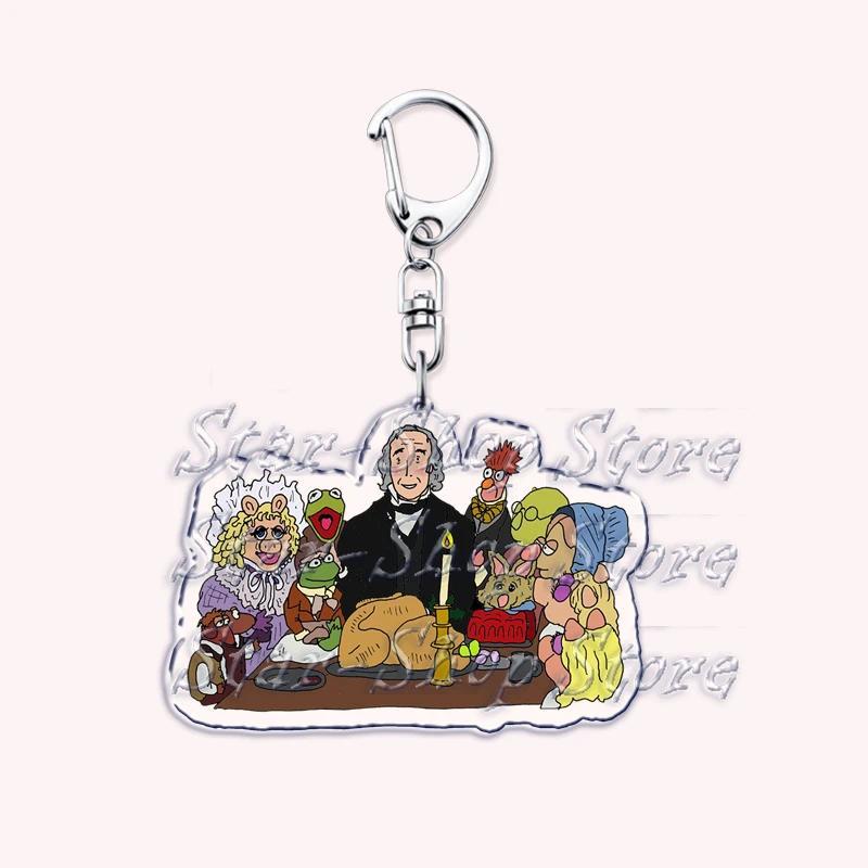 Funny Cute Christmas Keychains For Accessories Bag The Frog Gonzo Miss Piggy Keyrings Jewelry Móc Khóa In Theo Yêu Cầu, Chất Liệu Mica Trong Suốt In 2 Mặt , Dày 4mm 8 Funny Cute Christmas Keychains For Accessories Bag The Frog Gonzo Miss Piggy Keyrings Jewelry Móc Khóa In Theo Yêu Cầu, Chất Liệu Mica Trong Suốt In 2 Mặt , Dày 4mm - Ảnh 8