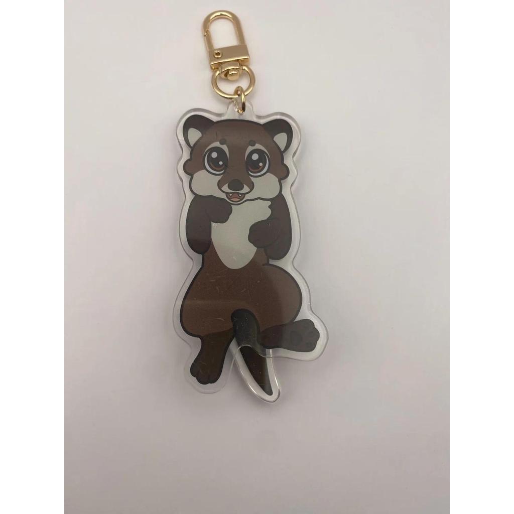 Furry Ita Bag Charm Trendy Plushie Bag Accessory For Handbags Móc Khóa In Theo Yêu Cầu, Chất Liệu Mica Trong Suốt In 2 Mặt , Dày 4mm 4 Furry Ita Bag Charm Trendy Plushie Bag Accessory For Handbags Móc Khóa In Theo Yêu Cầu, Chất Liệu Mica Trong Suốt In 2 Mặt , Dày 4mm - Ảnh 4