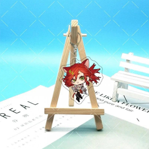 Gachiakuta Anime Relatex Keychain Girls Key Chain Bag Charms Q Version Animation Móc Khóa In Theo Yêu Cầu, Chất Liệu Mica Trong Suốt In 2 Mặt , Dày 4mm