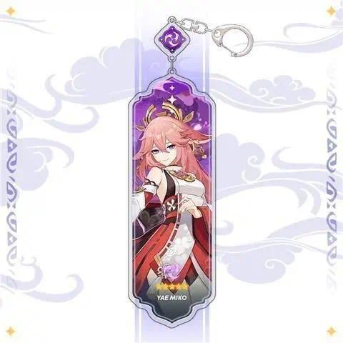 Game Impact Xiao Kazuha Tartaglia Yae Miko Furina Raiden Shogun Anime Badge Keyring Backpacks Móc Khóa In Theo Yêu Cầu, Chất Liệu Mica Trong Suốt In 2 Mặt , Dày 4mm 27 Game Impact Xiao Kazuha Tartaglia Yae Miko Furina Raiden Shogun Anime Badge Keyring Backpacks Móc Khóa In Theo Yêu Cầu, Chất Liệu Mica Trong Suốt In 2 Mặt , Dày 4mm - Ảnh 27