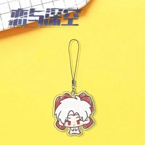 Game Love And Deep Space Peripheral Cosplay Keychain Unisex Lic Figure Sylus Rafayel Zayne Móc Khóa In Theo Yêu Cầu, Chất Liệu Mica Trong Suốt In 2 Mặt , Dày 4mm